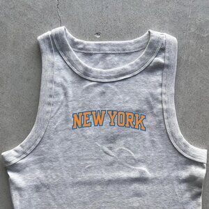 New York Tank Top Women’s Embroidered